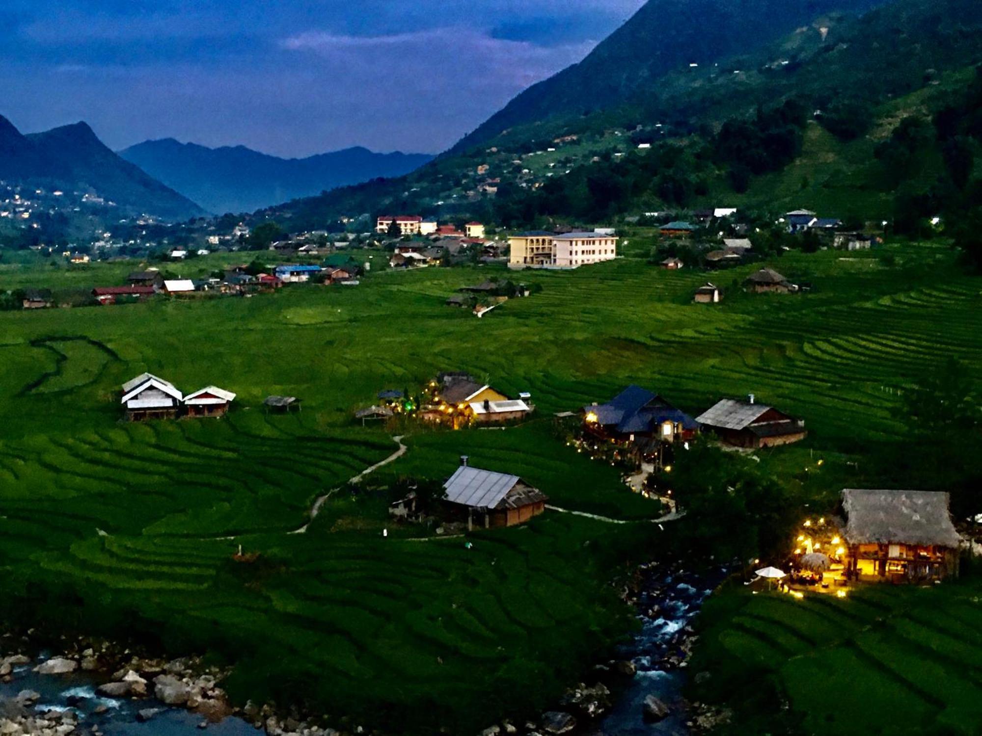 萨帕 Eco Rice Fields House旅舍 外观 照片