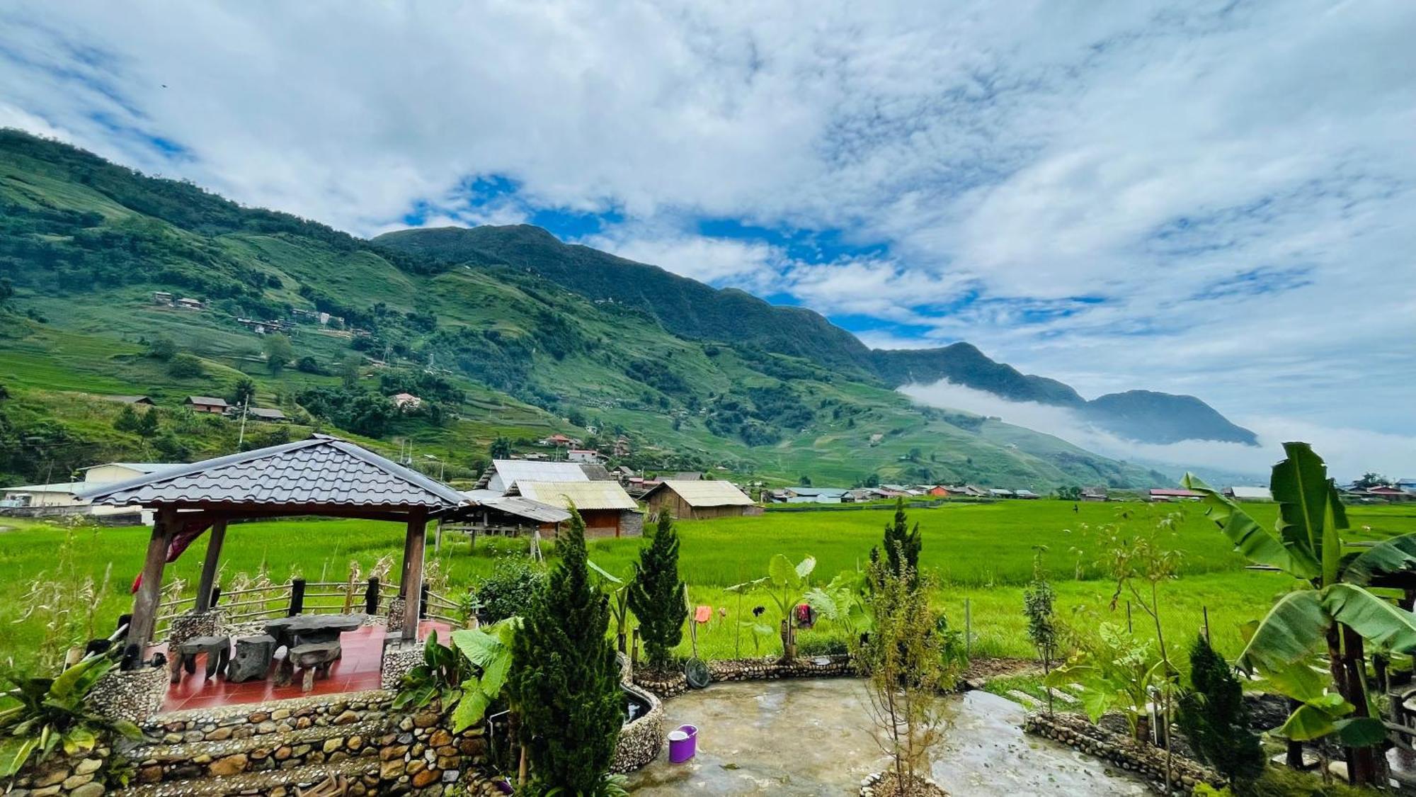 萨帕 Eco Rice Fields House旅舍 外观 照片