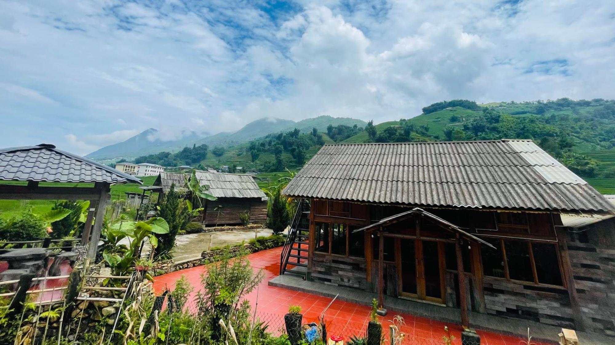 萨帕 Eco Rice Fields House旅舍 外观 照片
