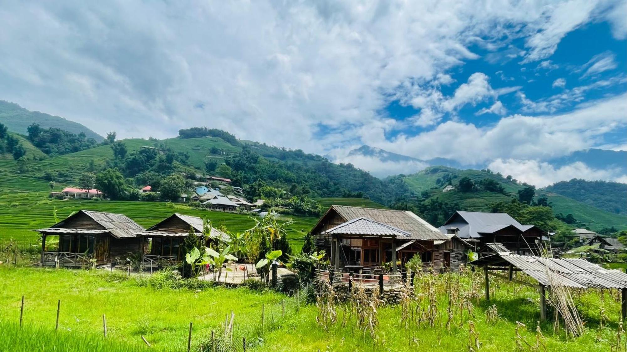 萨帕 Eco Rice Fields House旅舍 外观 照片