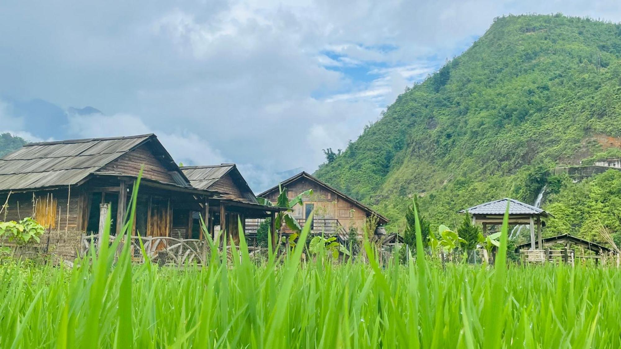 萨帕 Eco Rice Fields House旅舍 外观 照片