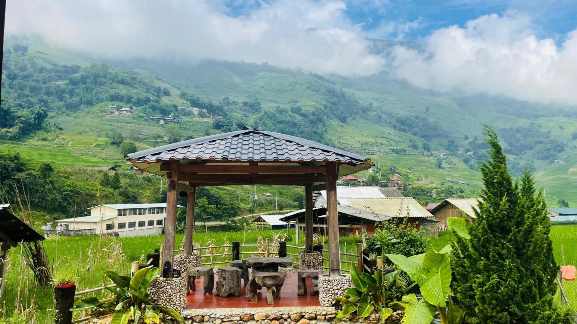 萨帕 Eco Rice Fields House旅舍 外观 照片